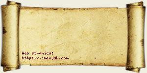 Julijana Bačević vizit kartica